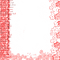 Frame.Flowers.Text.Sparkles.White.Red - zdarma png animovaný GIF