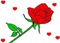 rosa rossa - gratis png geanimeerde GIF