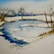 Winter Pond - ingyenes png animált GIF