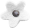 Flower Blume Button Knopf white - png gratis GIF animasi