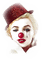Marilyn Monroe payaso - бесплатно png анимированный гифка