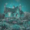 Teal Victorian House - gratis png animerad GIF