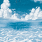 soave background summer clouds sea animated blue