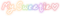 my sweetie glow text kawaii cute sticker - ingyenes png animált GIF
