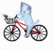 chat à vélo