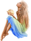 Mujer en la playa - Free PNG Animated GIF