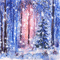 kikkapink  bakground animated winter snow - Zdarma animovaný GIF animovaný GIF