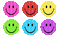 Rainbow Smiley - Nemokamas animacinis gif animuotas GIF