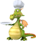 dolceluna fantasy chef dragon - PNG gratuit GIF animé