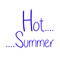 hot summer png text blue dolceluna - darmowe png animowany gif