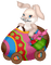 Kaz_Creations Easter Deco Bunny - zdarma png animovaný GIF