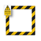 Black/Yellow Frame - bezmaksas png animēts GIF