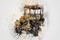 MMarcia aquarela carro vintage - darmowe png animowany gif