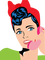 Kaz Creations Pop Art Femme - безплатен png анимиран GIF
