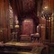 Wooden Tudor Throne Room - nemokama png animuotas GIF