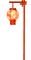 Asian Lantern.Orange - PNG gratuit GIF animé