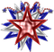 Kaz_Creations America American Deco  Star - 免费PNG 动画 GIF