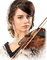 woman with violin bp - png grátis Gif Animado
