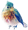 minou-blue-bird - bezmaksas png animēts GIF