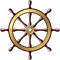 Kaz_Creations Summer Beach Ship Wheel - PNG gratuit GIF animé
