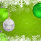 BG  CHRISTMASBALL.SNOWFLAKE.GREEN.IDCA - Ingyenes animált GIF animált GIF