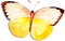 soave deco butterfly scrap yellow - png gratis GIF animado