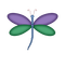kikkapink deco scrap dragonfly - png gratis GIF animado