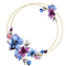 kikkapink deco circle flower frame