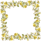 Kaz_Creations Yellow Deco Scrap Flowers Frames Frame