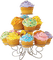 Kaz_Creations Deco Cakes Cup Cakes - kostenlos png Animiertes GIF