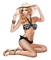 femme woman frau beauty tube human person people beach plage summer ete - 免费PNG 动画 GIF