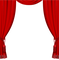 Kaz_Creations Deco Curtains Red - gratis png animerad GIF