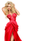 woman red fashion - png gratis GIF animasi