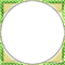 soave frame circle vintage texture yellow green - PNG gratuit GIF animé