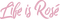 Life Is Rose Text - Bogusia - безплатен png анимиран GIF