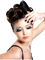 woman femme frau face visage - gratis png animerad GIF