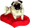 chien love - png gratuito GIF animata