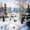 winter  background by nataliplus - GIF เคลื่อนไหวฟรี GIF แบบเคลื่อนไหว
