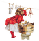 vintage laundry wash girl - 免费PNG 动画 GIF
