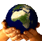 earth day 🌍  hands globe gif - GIF animé gratuit GIF animé