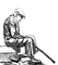 The old beggar - kostenlos png Animiertes GIF