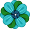 Kaz_Creations Deco Flower  Colours - ilmainen png animoitu GIF
