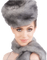 Kaz_Creations Woman Femme Grey Winter Hat