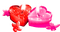 Candles.Hearts.Flowers.Red.Pink - PNG gratuit GIF animé