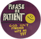 please be patient - png grátis Gif Animado