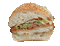 rotating chicken sandwich - GIF animate gratis GIF animata