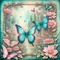 spring scrap background vintage - Free PNG Animated GIF