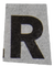 letter r cutout - PNG gratuit GIF animé