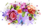 Fond fleurs - PNG gratuit GIF animé