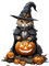 loly33 chat halloween - nemokama png animuotas GIF